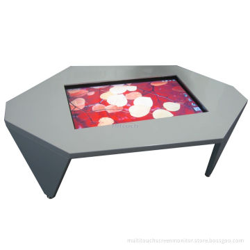 55" Multi Points Interactive Touch Table With Led Display Bar / Coffee Table